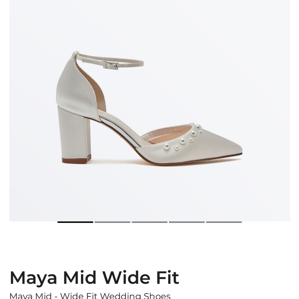 Maya Mid Wide Fit Women's Shoes - White